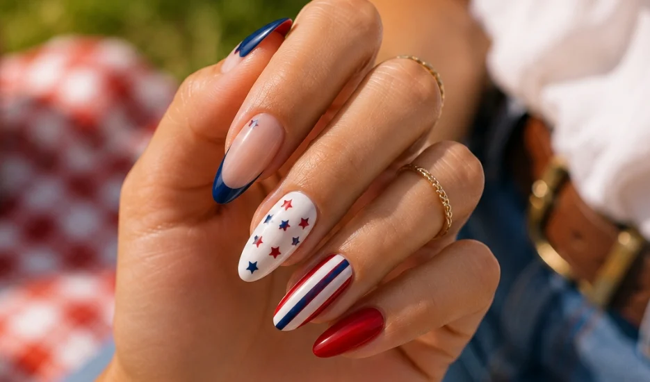 4th of July Nails
