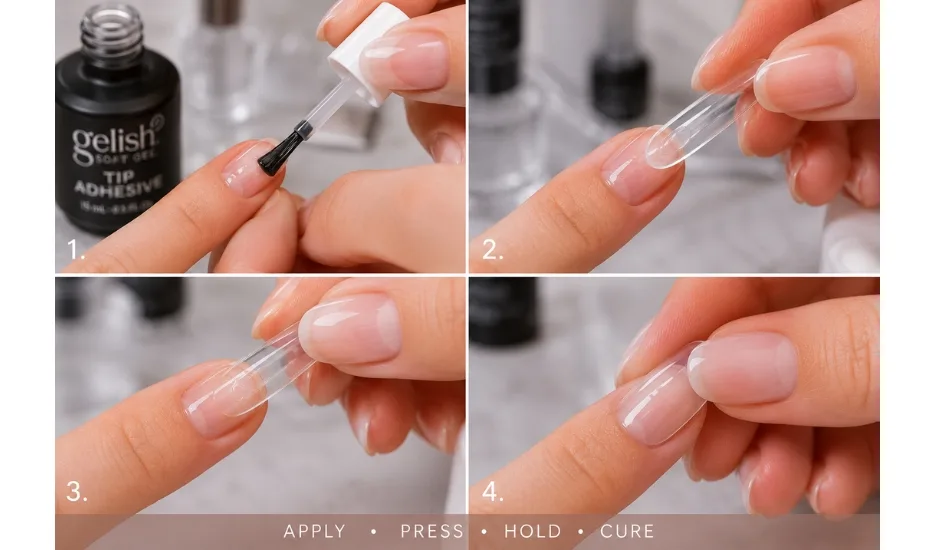 Gel X Nail Application