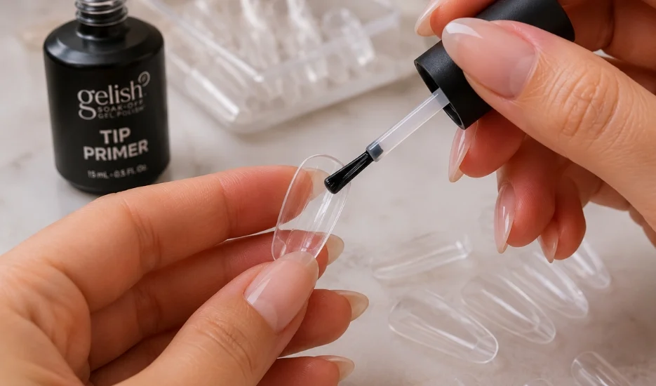Preparing the Gel X Nail Tips