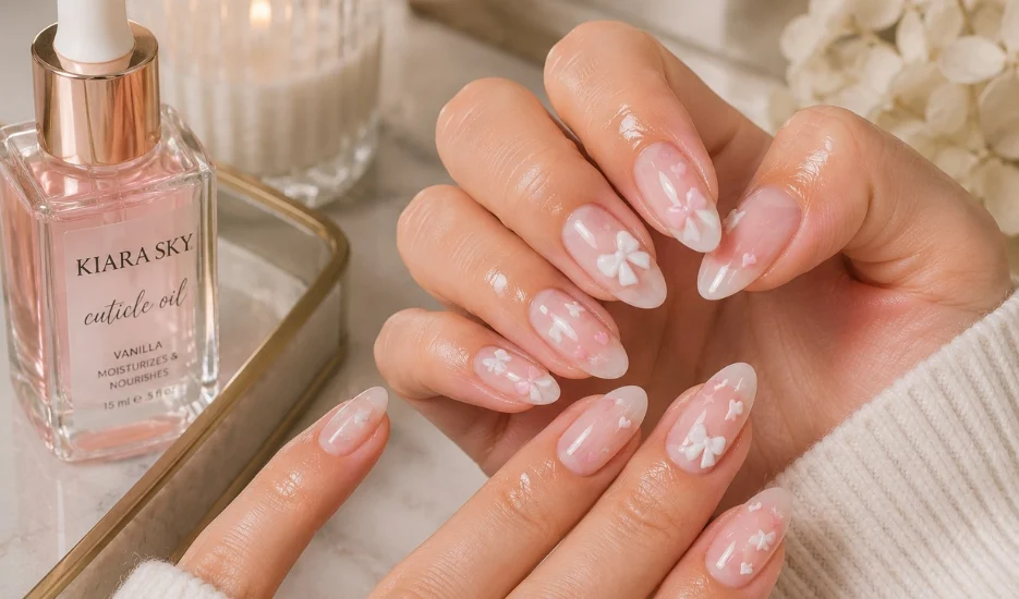 Soft Girl Gel X Nails at Home