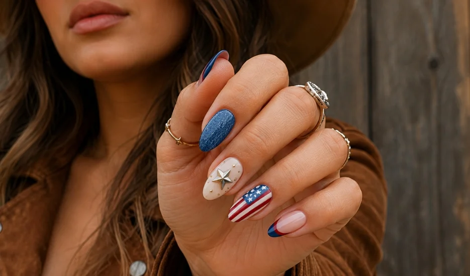 4th of July Nails