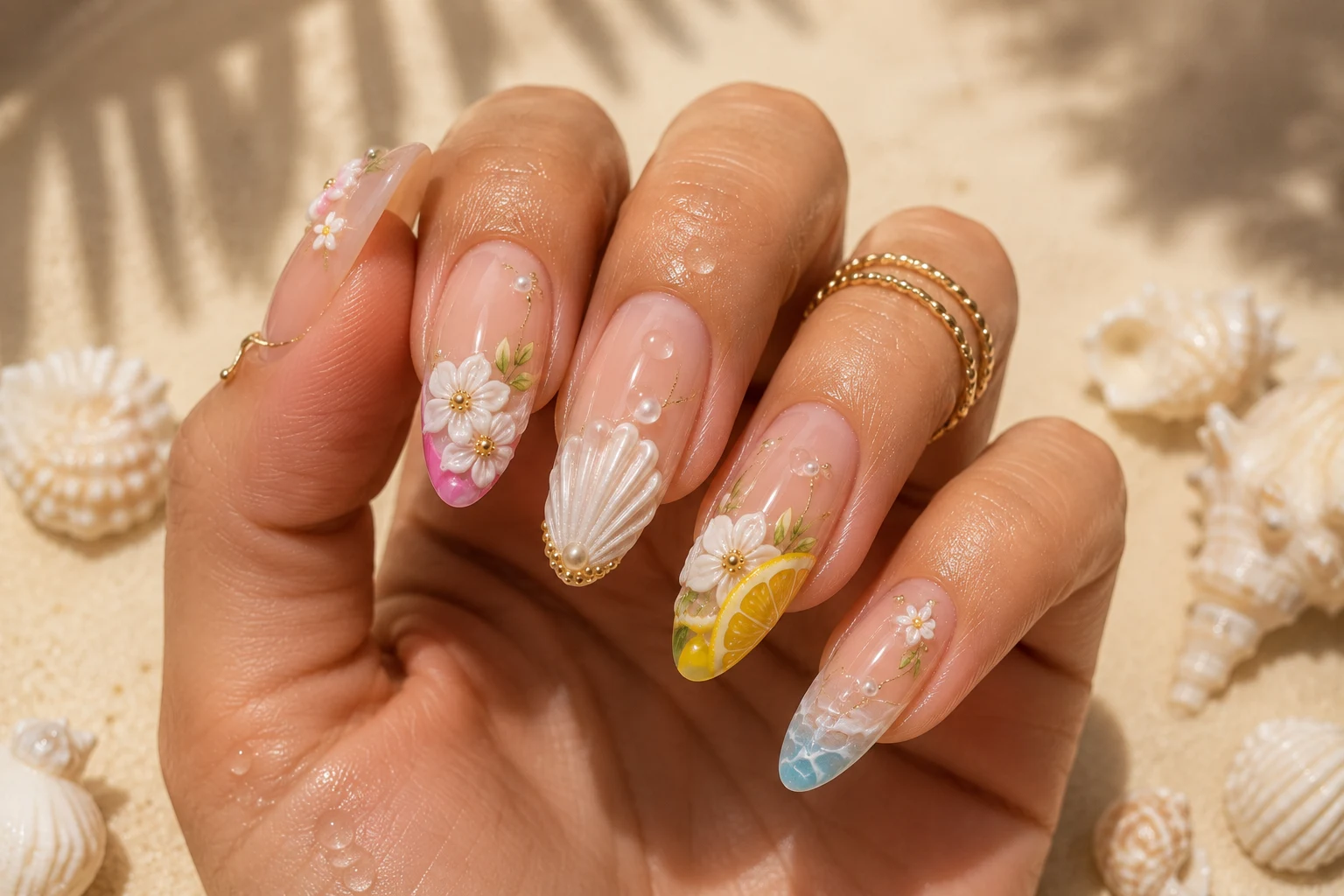 Beach Summer Nails