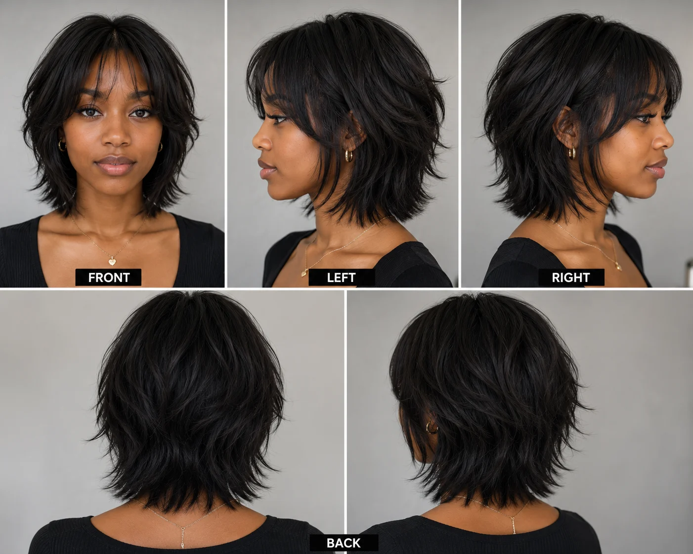 Messy Short Wolf Cut