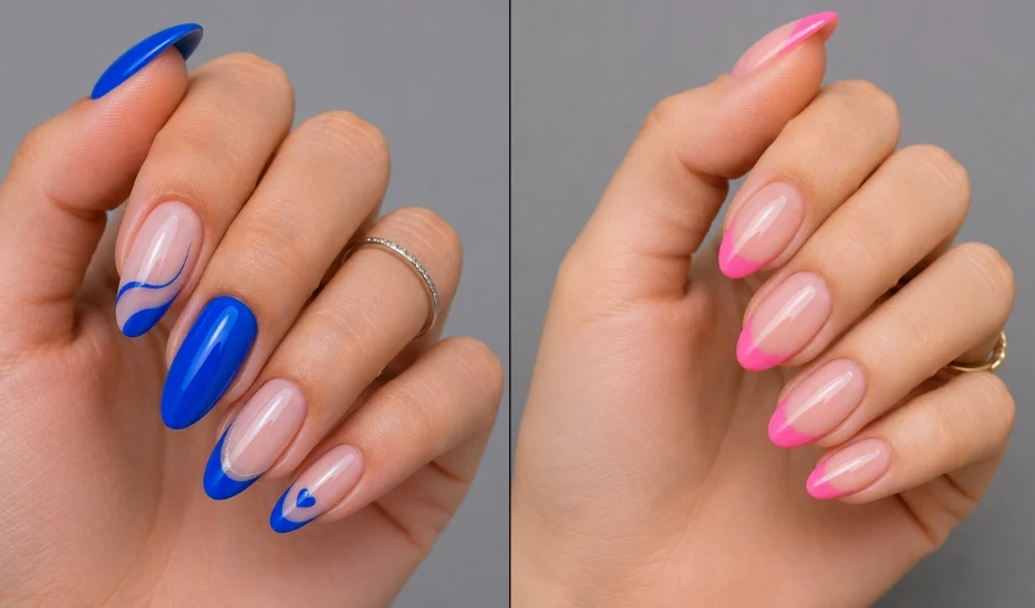 bright blue french