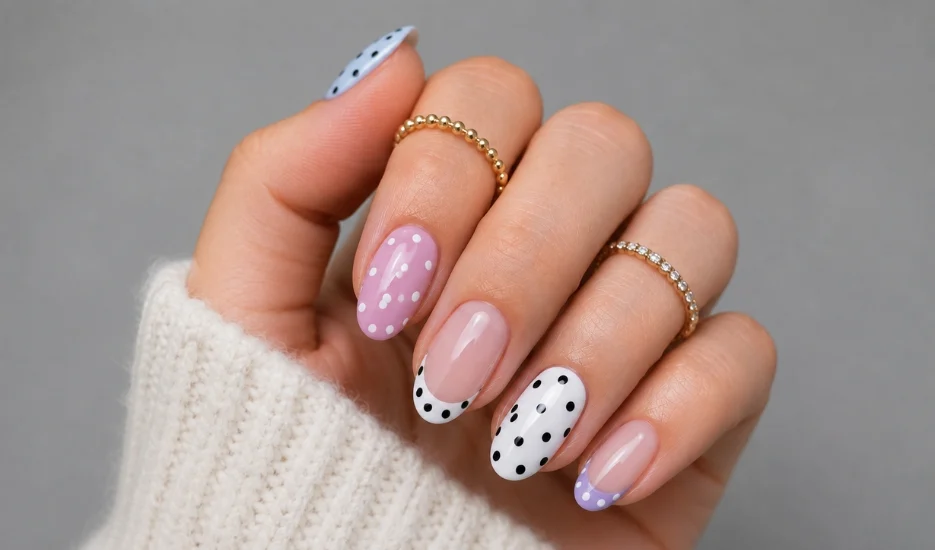 Polka Dot Nails