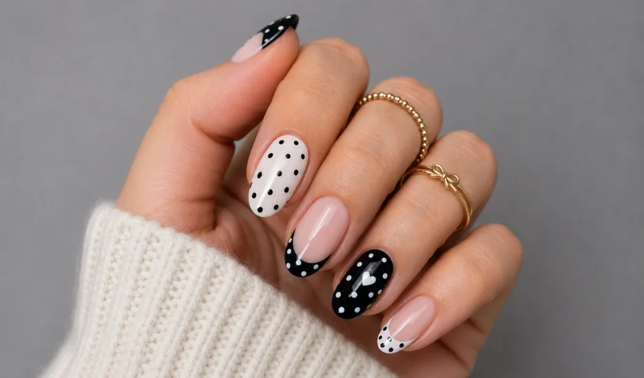 Polka Dot Nails