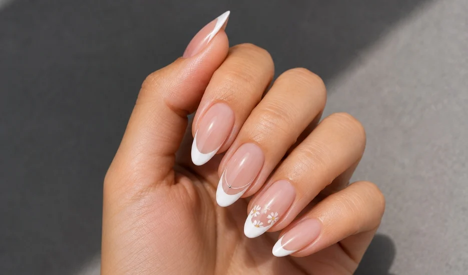 Almond French Nail Inspiration