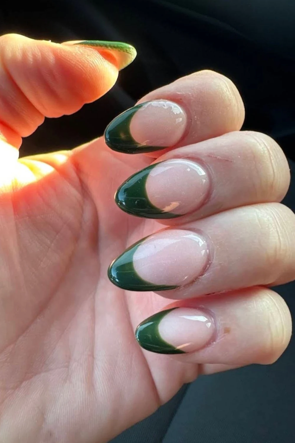 Chrome & Velvet Nails