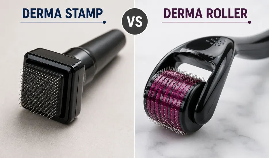 Derma Stamp vs Derma Roller