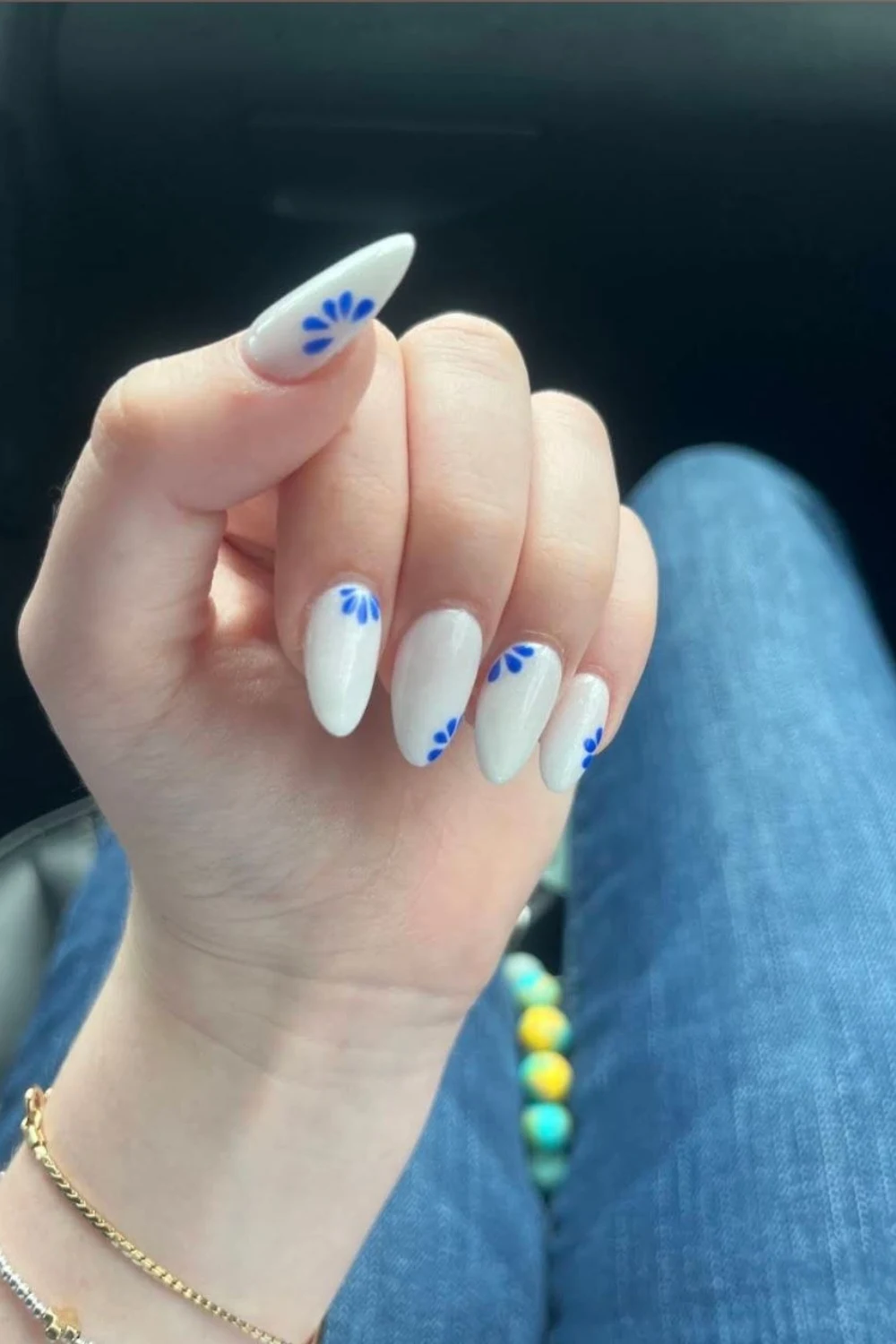  Milky White French Tips