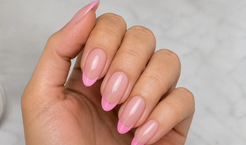 Pink French Nail Designs