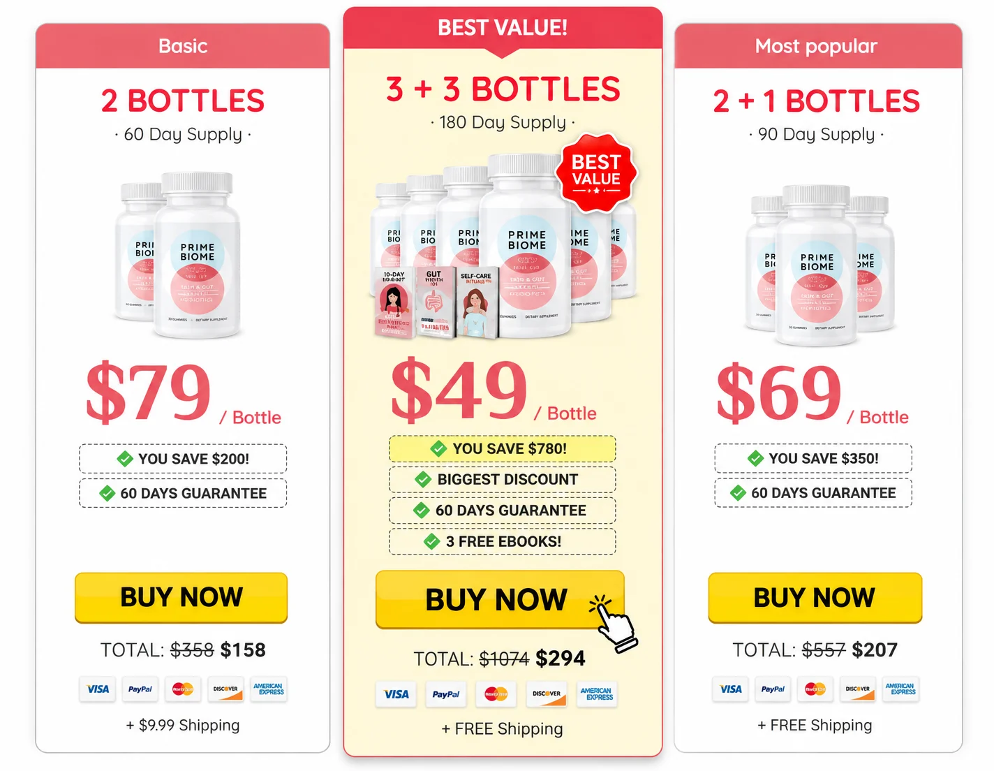 PrimeBiome Price