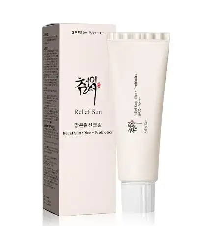 Relief Sun Organic Korean sunscreen SPF50+ Organic Korean sunscreen