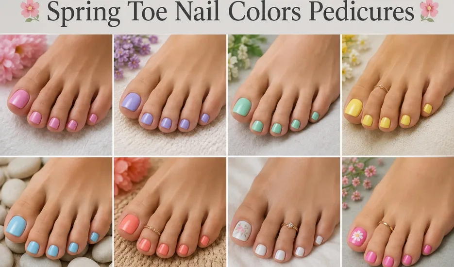 Spring Toe Nail Colors Pedicures