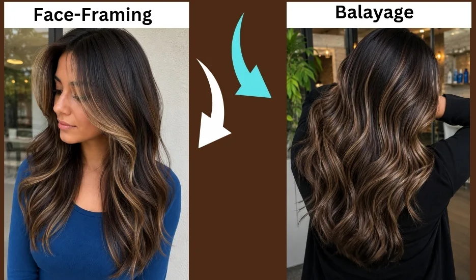Balayage on Dark Brown Hair